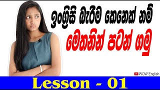 Spoken English For Beginners In Sinhala-#BE VERBS-Learn English In Sinhala
