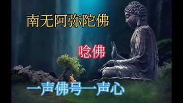南无阿弥陀佛   唸佛   一声佛号一声心  佛号  3小时播放