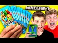 XXL MINECRAFT SAMMELKARTEN OPENING gegen 10 JÄHRIGEN COUSIN! 😱