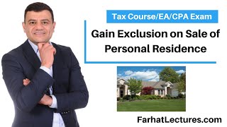 Section 121 Home Sale Personal Residence Gain  Exclusion