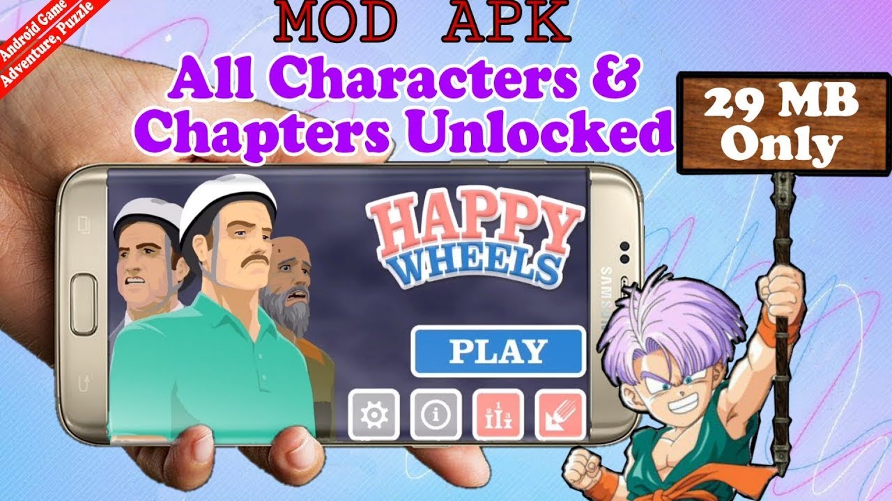 Happy Wheels 2 Mod Apk is Downloading