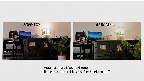 SONY FX3 vs ARRI Alexa | Dynamic Range comparison
