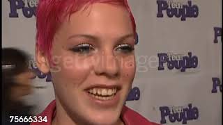 Pink Interviewed at the Teen People Party in 2000