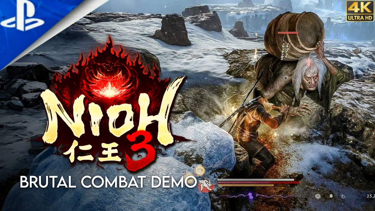 NIOH 3 – 21 Minutes of BRUTAL COMBAT Gameplay Demo | Dark Samurai Open-World Mixed with Ninja Gaiden