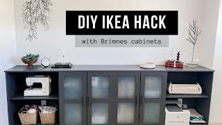 IKEA Brimnes Cabinet Hack - for small spaces!