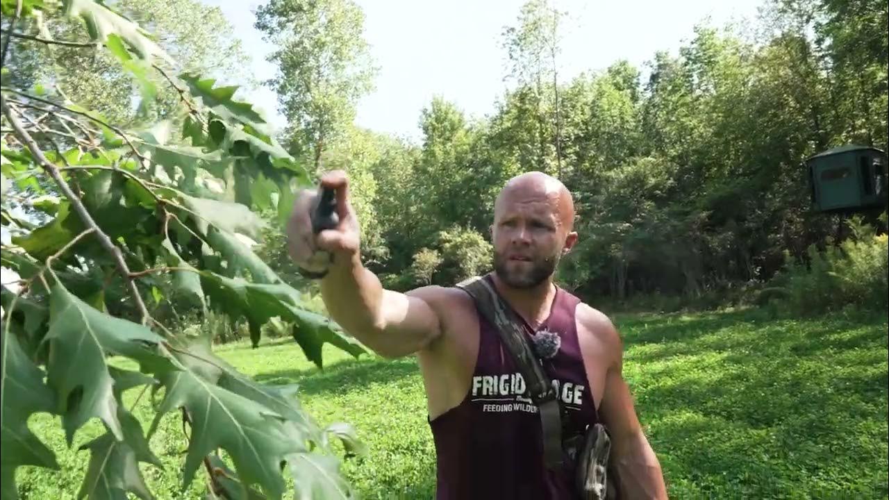 how-to-make-a-mock-scrape-in-your-food-plot-youtube