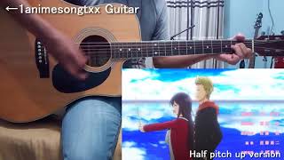 Video thumbnail of "【Senryuu Shoujo】 OP [Kotonoha no Omoi] guitar cover 【Acordes】"