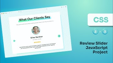 Product Review Slider Javascript Project (Part 2: CSS)