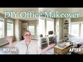 DIY Office Makeover | Ikea Arched Billy Bookcase Hack &amp; Ikea Alex Desk Hack | Perkins On Parkway