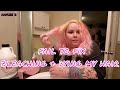 I'M BACK! BLEACHING AND DYING MY HAIR - FROM FAIL TO FIX - KAYCEE B