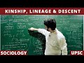 Lec 91 kinship lineage and descent  matrilineal puzzle sociology upsc lineage descent net