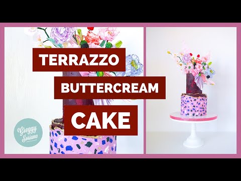 Red and Purple Terrazzo Cake | BKB4S | Greggy Soriano