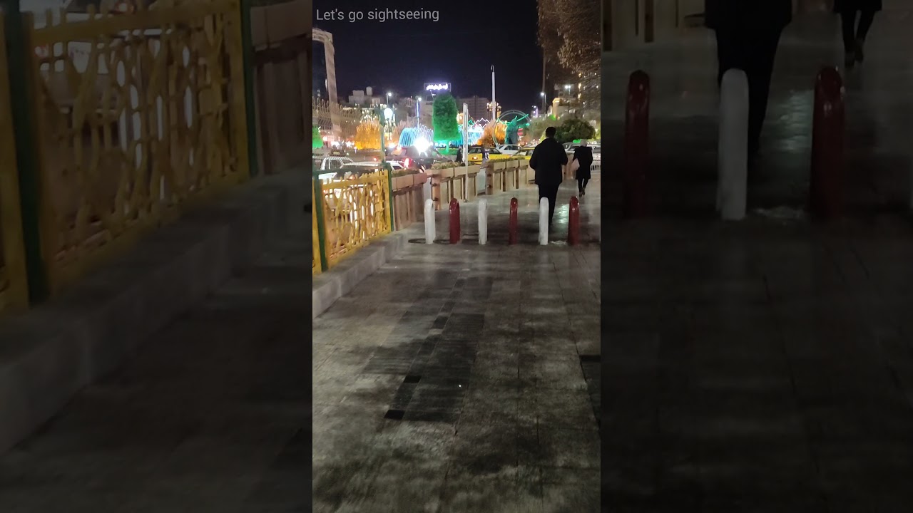 Night walk in Iran | Walking Tour 