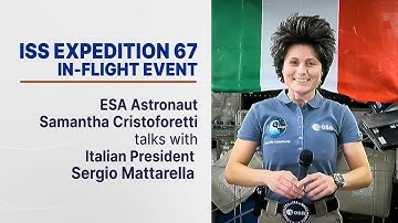 Astronaut Discusses Life Aboard Space Station with Italian President