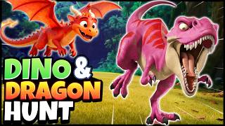 Dino vs Dragon Hunt! | Who Will Win?
