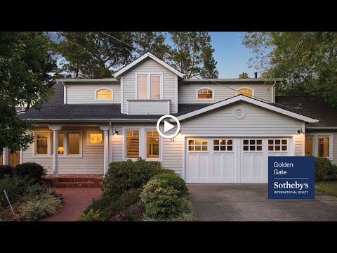 78 El Camino Dr, Corte Madera, CA home video tour