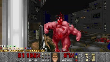 The Ultimate Doom - PC - E1M6: Central Processing - UV Max + Pistol Start