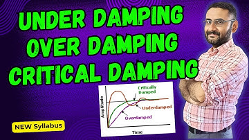 Under Damping | Over Damping | Critical Damping | Meaning | Physics | BTech | BSc | UPSC | GATE