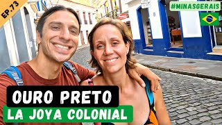 ASÍ es OURO PRETO 🟡 La Joya Colonial 🇧🇷 Última parada en BRASIL 🥲 Ep.73 #minasgerais