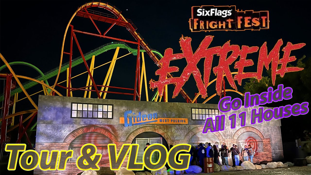 Fright Fest Extreme at Six Flags Magic Mountain | 2024 Tour & VLOG ...