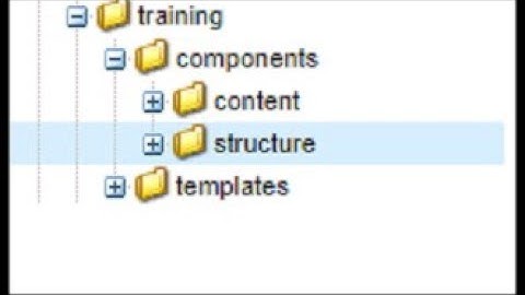 11. Create a Project structure in AEM
