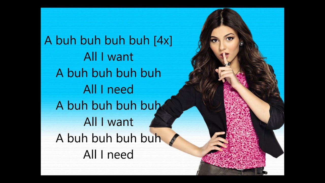 Victoria Justice - I Want You Back (Lyrics) - YouTube