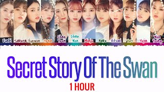 [1 Hour Loop] IZ*ONE (아이즈원) - 환상 동화 (Secret Story of the Swan) Color Coded Lyrics \/ 가사