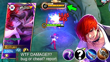 WTF CHOU HACK DAMAGE!! ONE HIT! | CHOU BEST BUILD AND EMBLEM SET | 2025 MOBILE LEGENDS | MUST TRY 