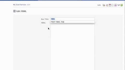 Adding Multiple FBML Tabs to Facebook Fan Pages