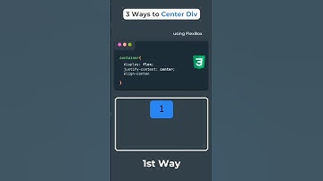 way to centre div element in webdev #trending #coding #frontendcourse #htmlcss #shorts #flexbox #js