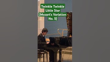 Thumbnail of Twinkle Twinkle Little Star (Mozart's Variation No.5) #piano #music #pianomusic
