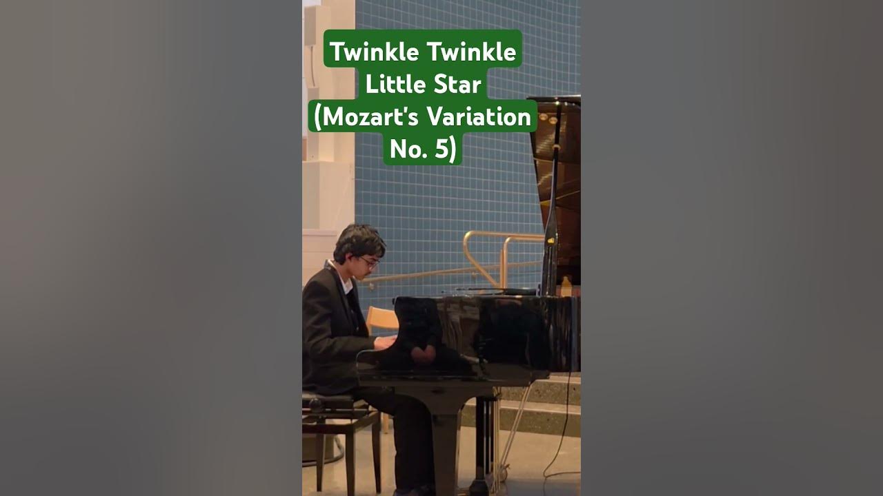 Twinkle Twinkle Little Star (Mozart's Variation No.5) #piano #music #pianomusic