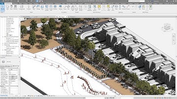 Revit - automatic placement of vegetation at an equal distance
