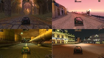 Need For Speed: Porsche Unleashed (PC) - Every Race Track