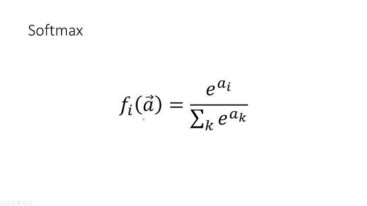 Activation Functions - Softmax