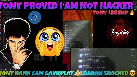 TONY PROVED I AM NOT HACKER IN THIS VIDEO #madan #madanop #bgmi #tamil 