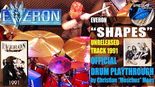 EVERON - Shapes (unreleased track 1991) - OFFICIAL DRUM PLAYTHROUGH