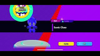 Sonic Rumble: April 30th, 2026: unlocked Sonic Chao!