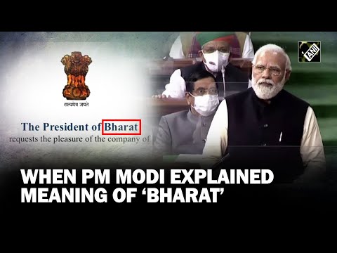 India vs Bharat | When PM Modi read excerpts from ‘Vishnu Puran’ and explained meaning of ‘Bharat’