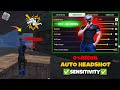 Free Fire Headshot setting 2026 ⚡️ Best Sensitivity Settings ⚙️| Sensitivity + HudSettings Free Fire
