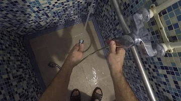 Слабый напор воды из душа. Причины. Устраняем.