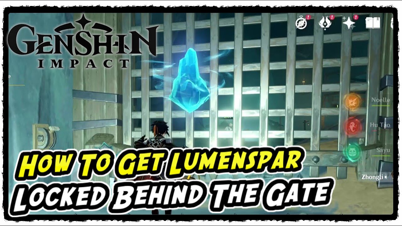 Lumenspar Locked Behind the Gate in The Chasm Main Mining Area ...