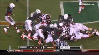 Virginia Tech-Miami 2013: The bounces go VT's way