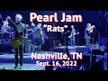 Pearl Jam &quot;Rats&quot; Nashville, Tennessee (9/16/22) Bridgestone Arena. Full Song.