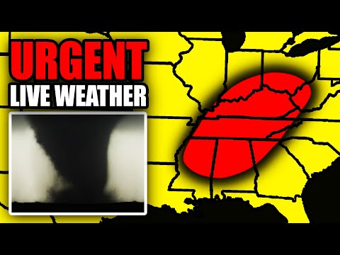 ?LIVE - Tornado Outbreak Coverage With Storm Chasers On The Ground - Live Weather Channel...