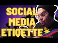 Ano ba ang tamang Asal sa Social Media? Meron ba? Social Media Etiquette Pagusapan natin!