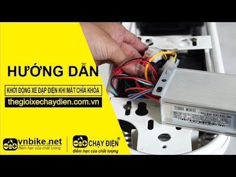 HƯỚNG DẪN KHỞI ĐỘNG XE ĐẠP ĐIỆN KHI BỊ MẤT CHÌA KHÓA