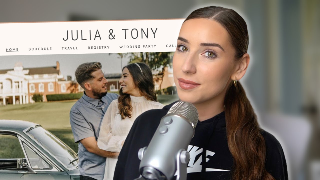 ASMR | Тур по моему свадебному сайту 🤍