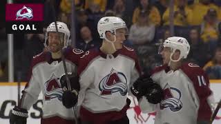 Nikita Zadorov Career Goal #17 vs Nashville Predators | Feb 23, 2019 | Задоров 17-й гол