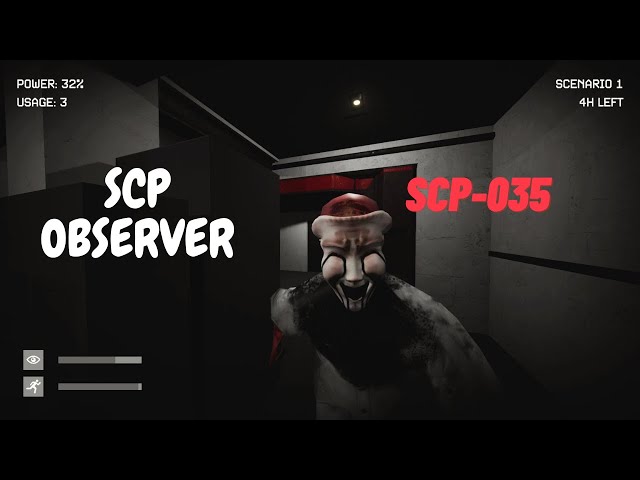 SCP Observer - Gameplay Walkthrough (PC Game)  First Look - Getting Killed  by SCP-035 & SCP-173 